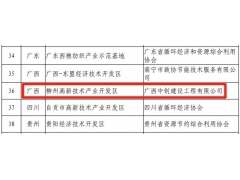 第五批綠色制造名單公布，廣西中創公司上榜！